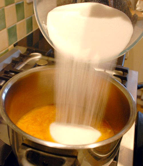 How much sugar in jam ?