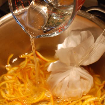 Starting to make marmalade