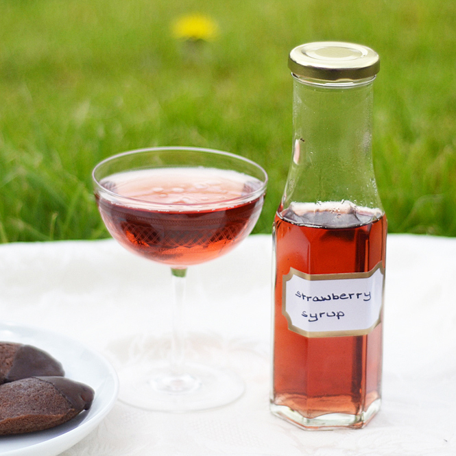 Make strawberry syrop